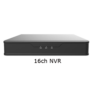 sixteen channel nvr with poe