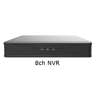 eight channel nvr with poe